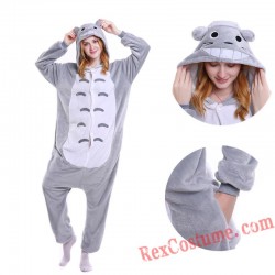 Adult Totoro Kigurumi Onesie Pajamas Cosplay Costumes