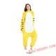 Adult Yellow Tiger Kigurumi Onesie Pajamas Cosplay Costumes