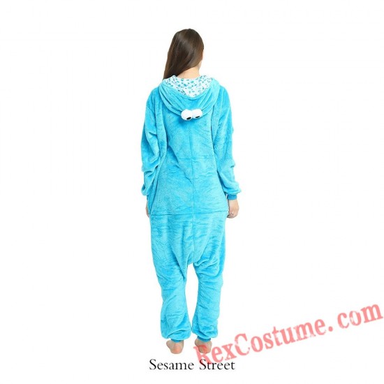 Adult Sesame Street Kigurumi Onesie Pajamas Cosplay Costumes
