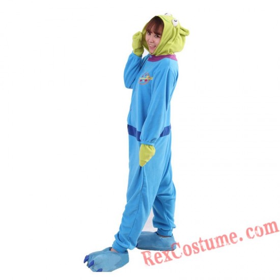 Adult Three-Eyed Monster Kigurumi Onesie Pajamas Cosplay Costumes