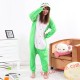 Adult Green Rabbit Kigurumi Onesie Pajamas Cosplay Costumes