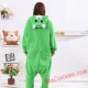Adult Green Lucky Bear Kigurumi Onesie Pajamas Cosplay Costumes