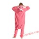 Adult Pink Whale Kigurumi Onesie Pajamas Cosplay Costumes