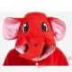 Adult Red Elephant Kigurumi Onesie Pajamas Cosplay Costumes