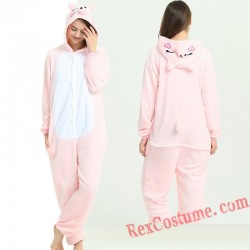 Adult Pig Kigurumi Onesie Pajamas Cosplay Costumes