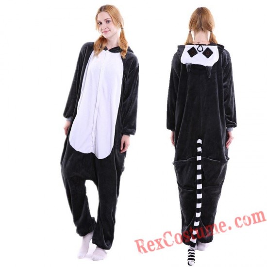 Adult Lemur Kigurumi Onesie Pajamas Cosplay Costumes