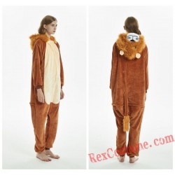 Adult Lion Kigurumi Onesie Pajamas Cosplay Costumes