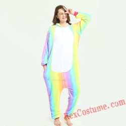Adult Unicorn Kigurumi Onesie Pajamas Cosplay Costumes