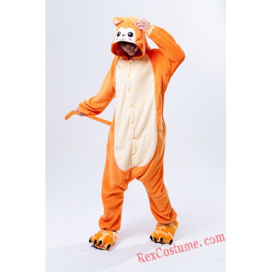 Adult Monkey Kigurumi Onesie Pajamas Cosplay Costumes