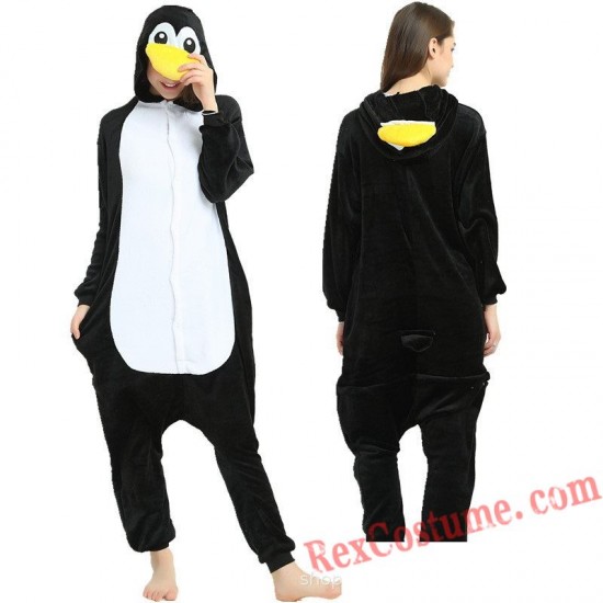 Adult Penguin Kigurumi Onesie Pajamas Cosplay Costumes