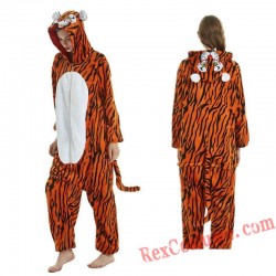 Adult Tiger Kigurumi Onesie Pajamas Cosplay Costumes
