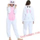Adult White Rabbit Kigurumi Onesie Pajamas Cosplay Costumes