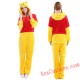 Adult Winnie The Pooh Kigurumi Onesie Pajamas Cosplay Costumes