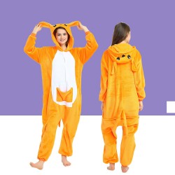 Adult Kangaroo Kigurumi Onesie Pajamas Cosplay Costumes