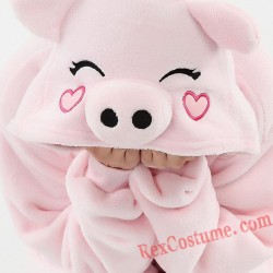 Pig Kigurumi Onesie Pajamas Cosplay Costumes for Adult