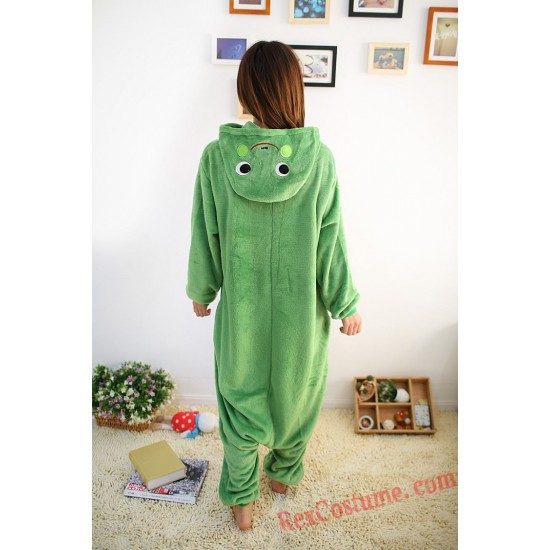 Frog Kigurumi Onesie Pajamas Cosplay Costumes for Adult