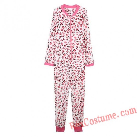 Leopard Onesies Pajamas Hoodie Home Wear