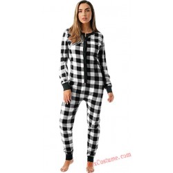 Lattice Onesies Pajamas Hoodie Home Wear