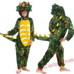 Dinosaur T-Rex Kids Kigurumi Onesie Pajamas Costumes
