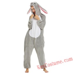 Bunny Kigurumi Onesie Pajamas Cosplay Costumes