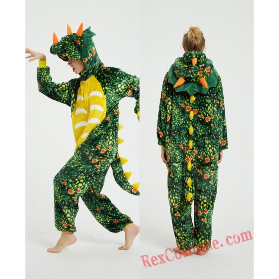 Dinosaur T-Rex Kigurumi Onesie Pajamas Cosplay Costumes