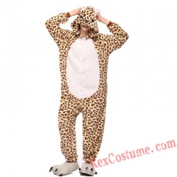 Leopard Bear Kigurumi Onesie Pajamas Cosplay Costumes