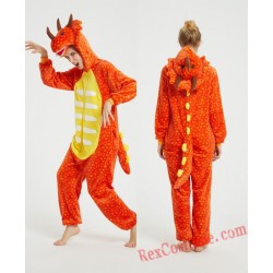 Dinosaur T-Rex Kigurumi Onesie Pajamas Cosplay Costumes