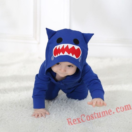 Blue Robot Baby Infant Toddler Halloween onesies Costumes