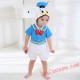 Summer Donald Duck Baby Infant Toddler onesies Costumes