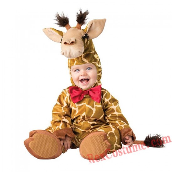Giraffe Baby Infant Toddler Halloween Animal onesies Costumes