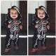 Skull Baby Infant Toddler Halloween onesies Costumes
