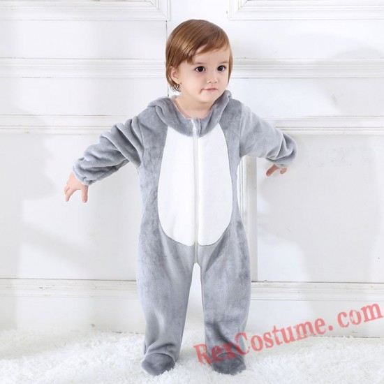 Husky Dog Baby Infant Toddler Halloween Animal onesies Costumes