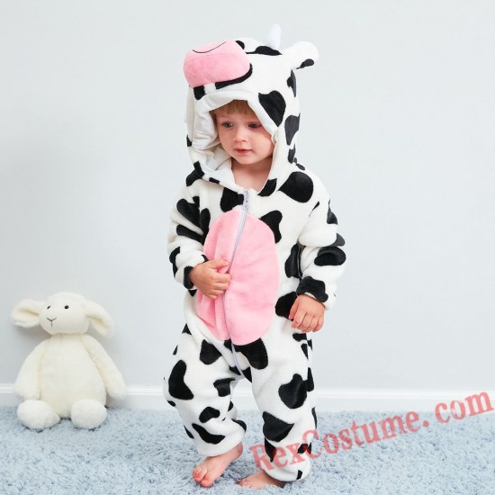 Cow Baby Infant Toddler Halloween Animal onesies Costumes