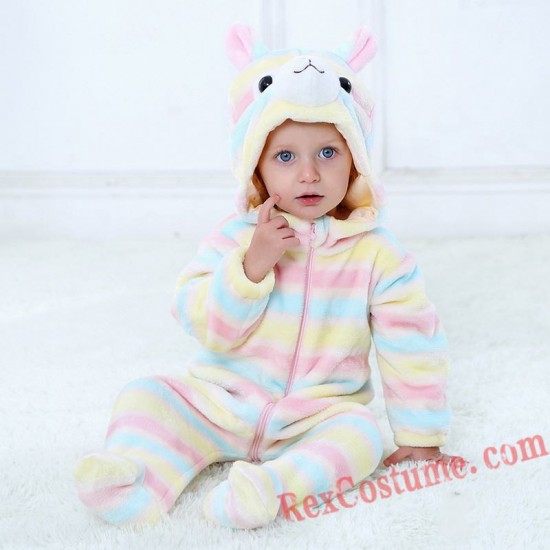 Alpaca Baby Infant Toddler Halloween Animal onesies Costumes