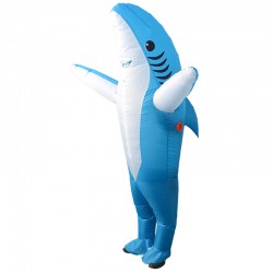 Gray Shark Inflatable Cosplay Costume
