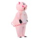 Pink Pig Inflatable blow up Costume