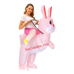 Adult Rabbit/Bunny Easter Inflatable blow up Costume