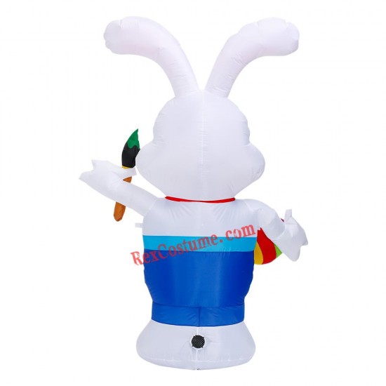 Easter Bunny Inflatable Blow Up Party Decor 1.8m