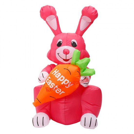 Easter Bunny Inflatable Blow Up Party Decor 1.2m