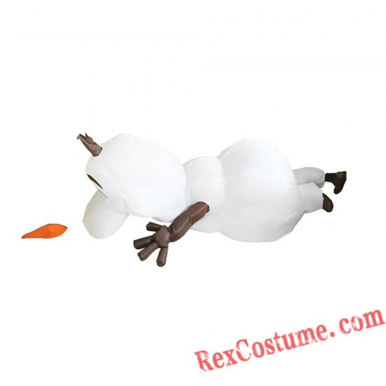 Olaf Snowman Inflatable Blow Up Costume