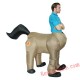 Adult Centaurus Inflatable Ride on Horse Costume