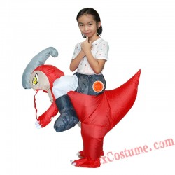 Parasaurolophus Cosplay Ride on Inflatable Costume Kids