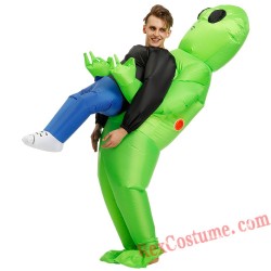 Inflatable Green Alien Costumes