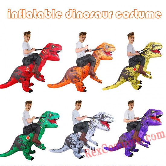 Carry On Dinosaur Adult Inflatable Costume