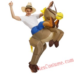 American Wild West Cowboy Knight Inflatable Costume