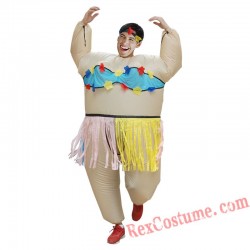 Funny Hawaiian Dance Inflatable Costume