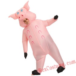 pink pig Inflatable Costume Carnival party