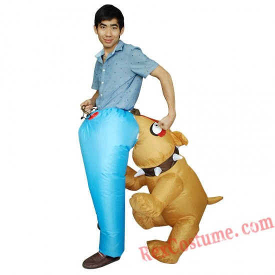 Inflatable Dog Bites Ass Funny Costumes