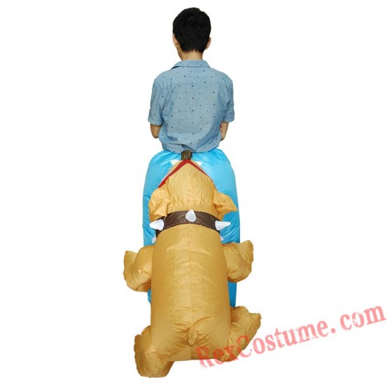 Inflatable Dog Bites Ass Funny Costumes