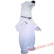 Inflatable White Bear Costume